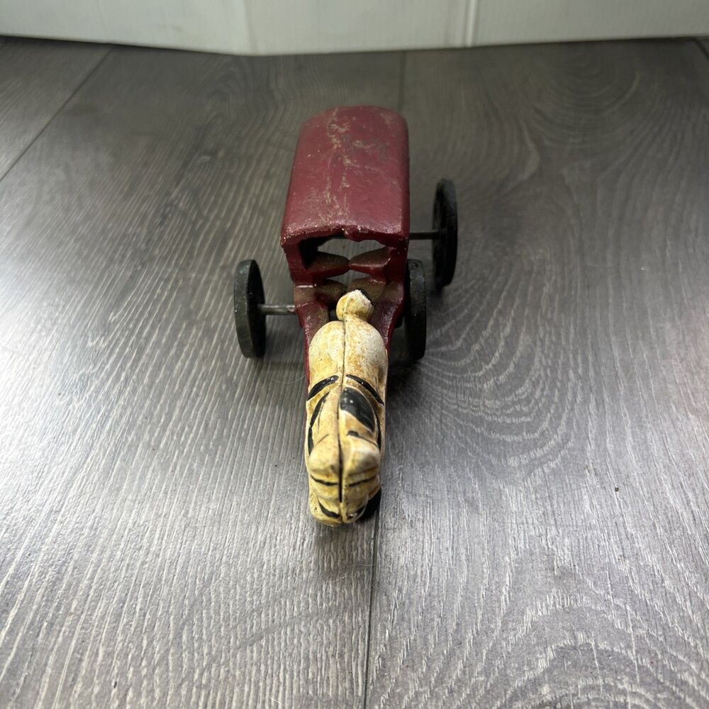 Vintage Coca cola Cast Iron Horse and Wagon Toy - Picture 2 of 5
